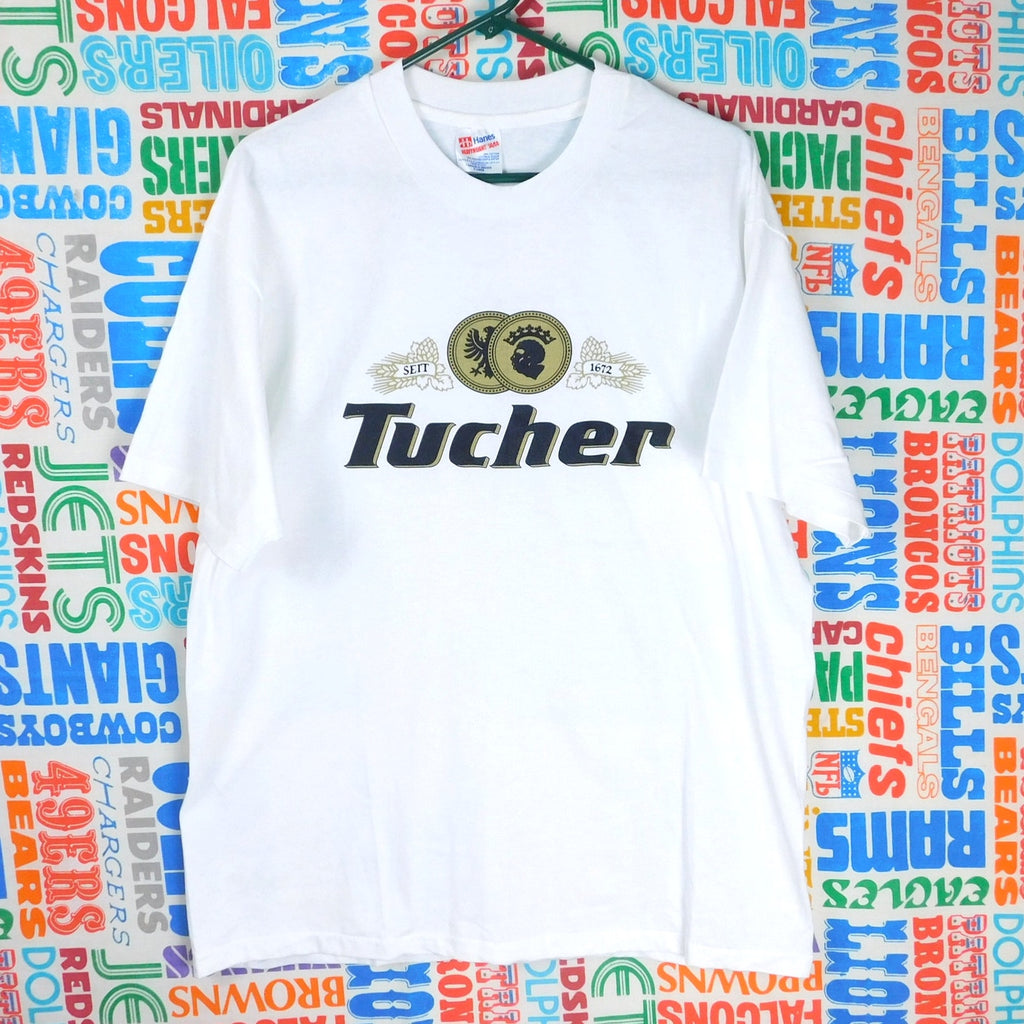 90s Tucher Brewery German Beer T Shirt - Size XL