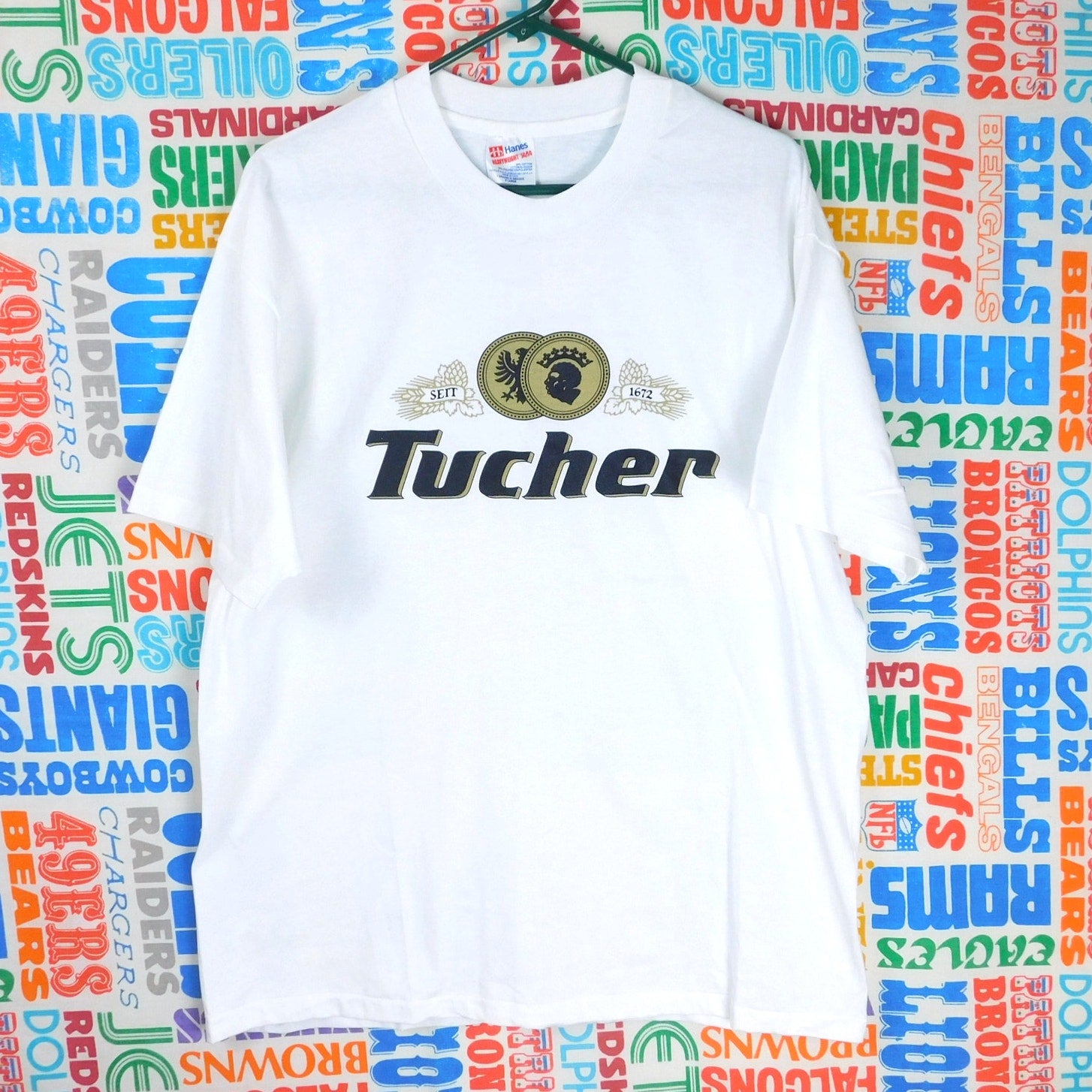 90s Tucher Brewery German Beer T Shirt - Size XL