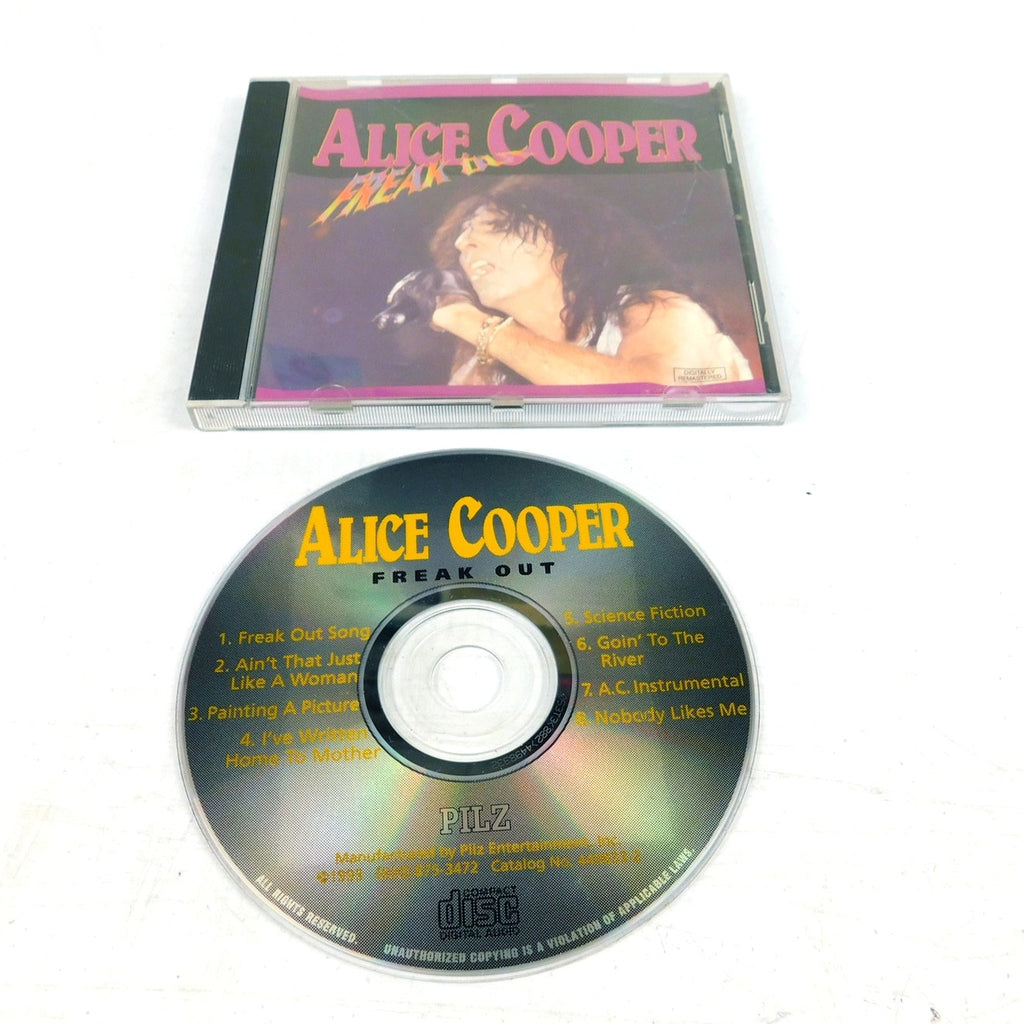 Alice Cooper Freak Out CD Tested 1993 Pilz Entertainment 449833-2