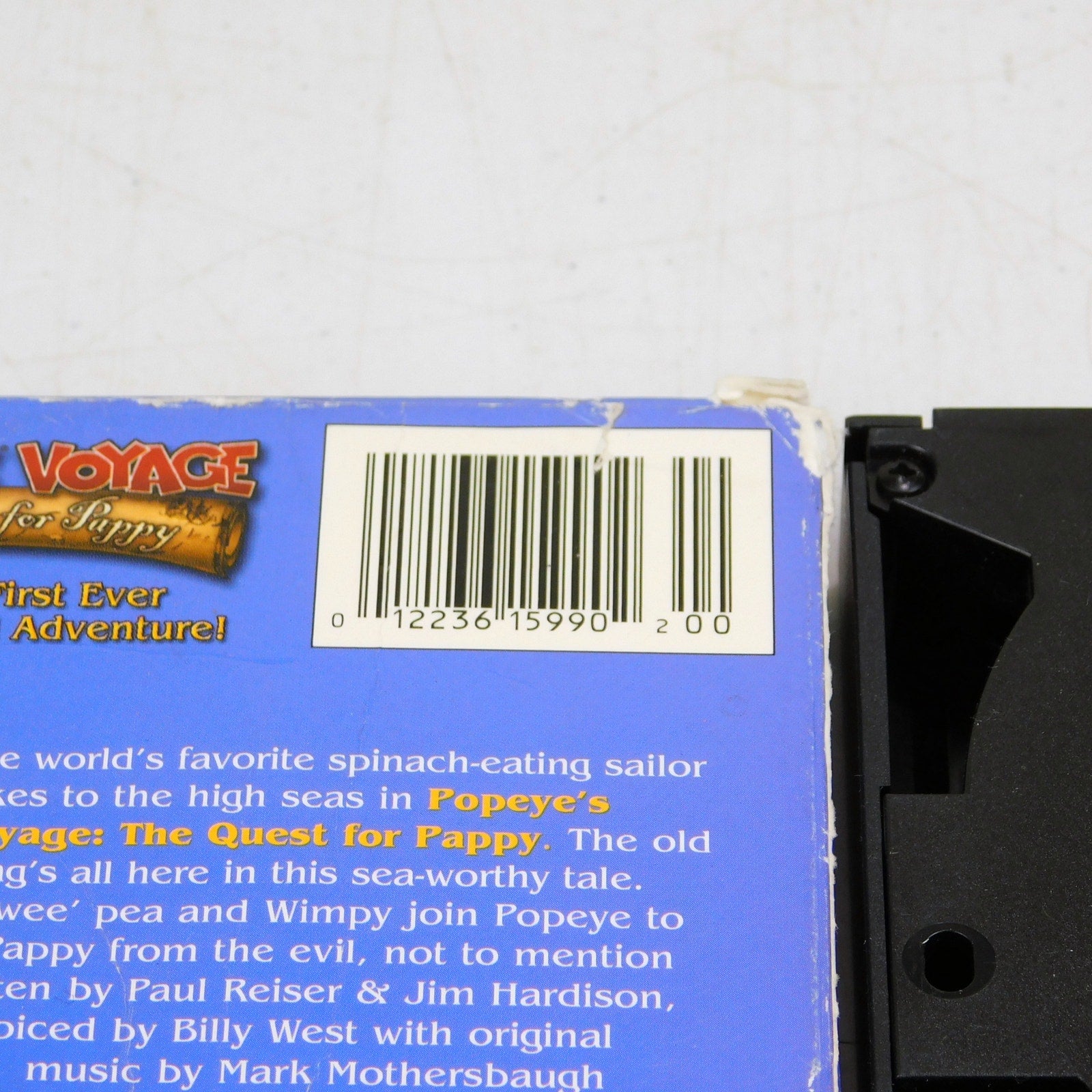 Popeye's Voyage The Quest For Pappy VHS Tested CGI Animated 2004 King Features