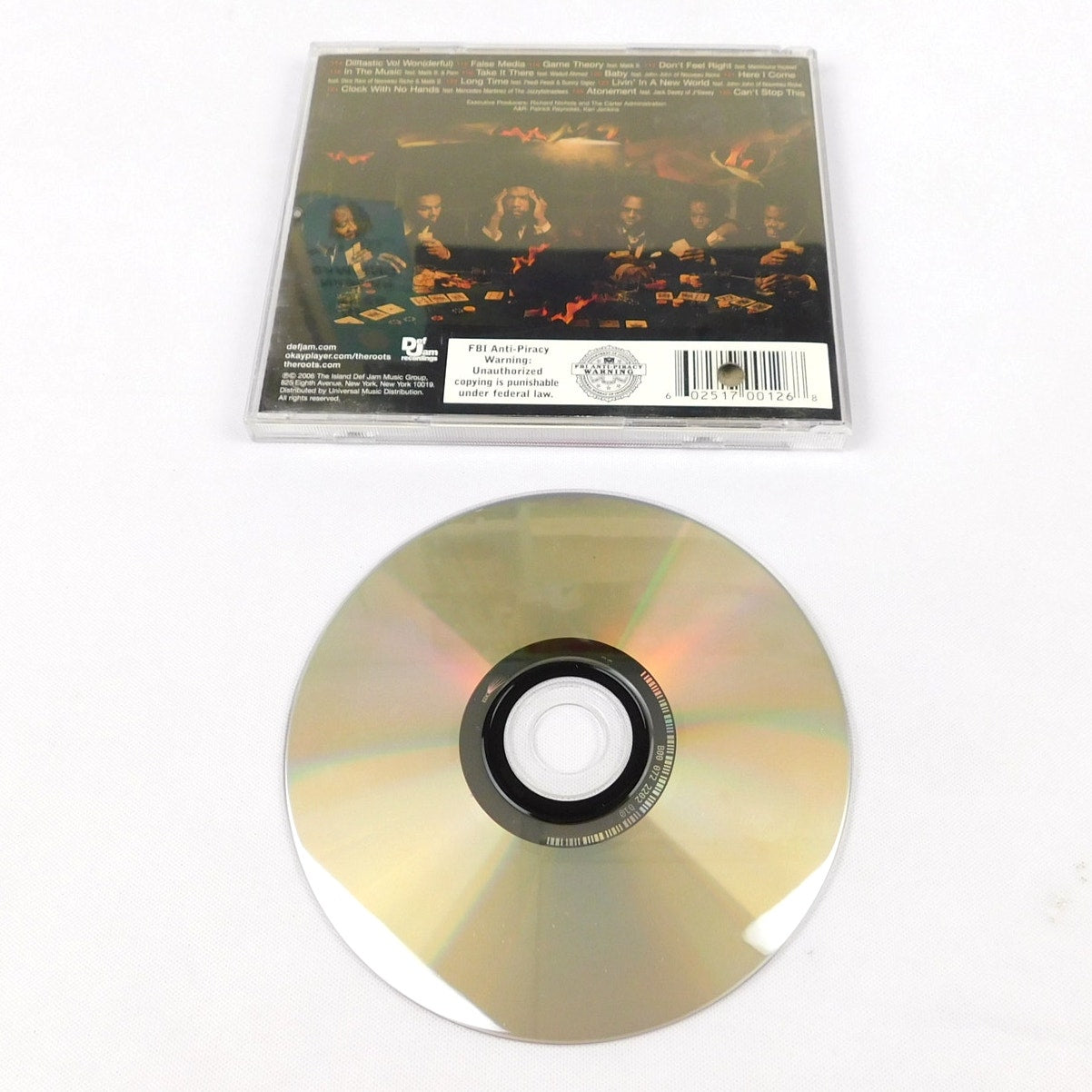 The Roots Game Theory Promo Advance CD 2006 Tested Island Def Jam B0007222-02 PA