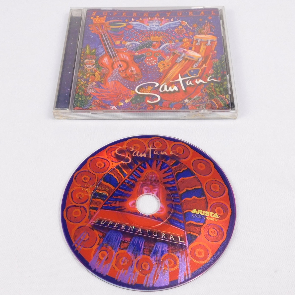 Santana Supernatural CD Tested 1999 Arista Records 07822-19080-2
