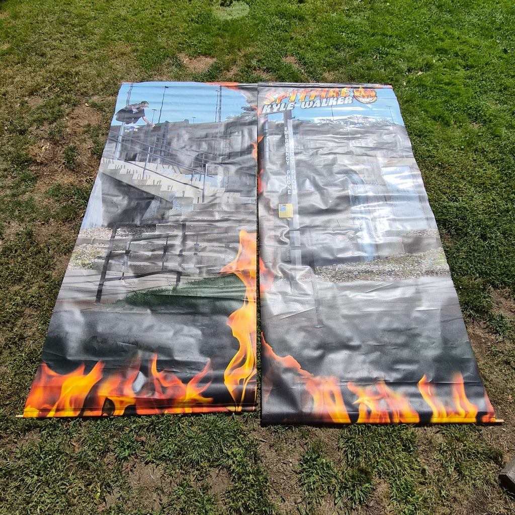 Spitfire Kyle Walker Zumiez Display Banner Set 44x102 Skateboarding Store Promo