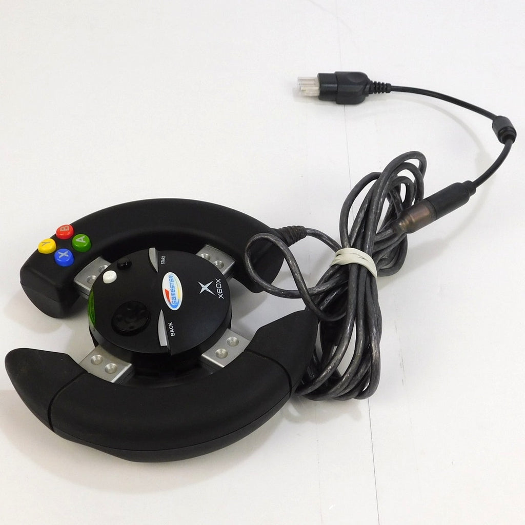 Radica Gamester Pro Racer Steering Wheel Controller Original Xbox Tested Working
