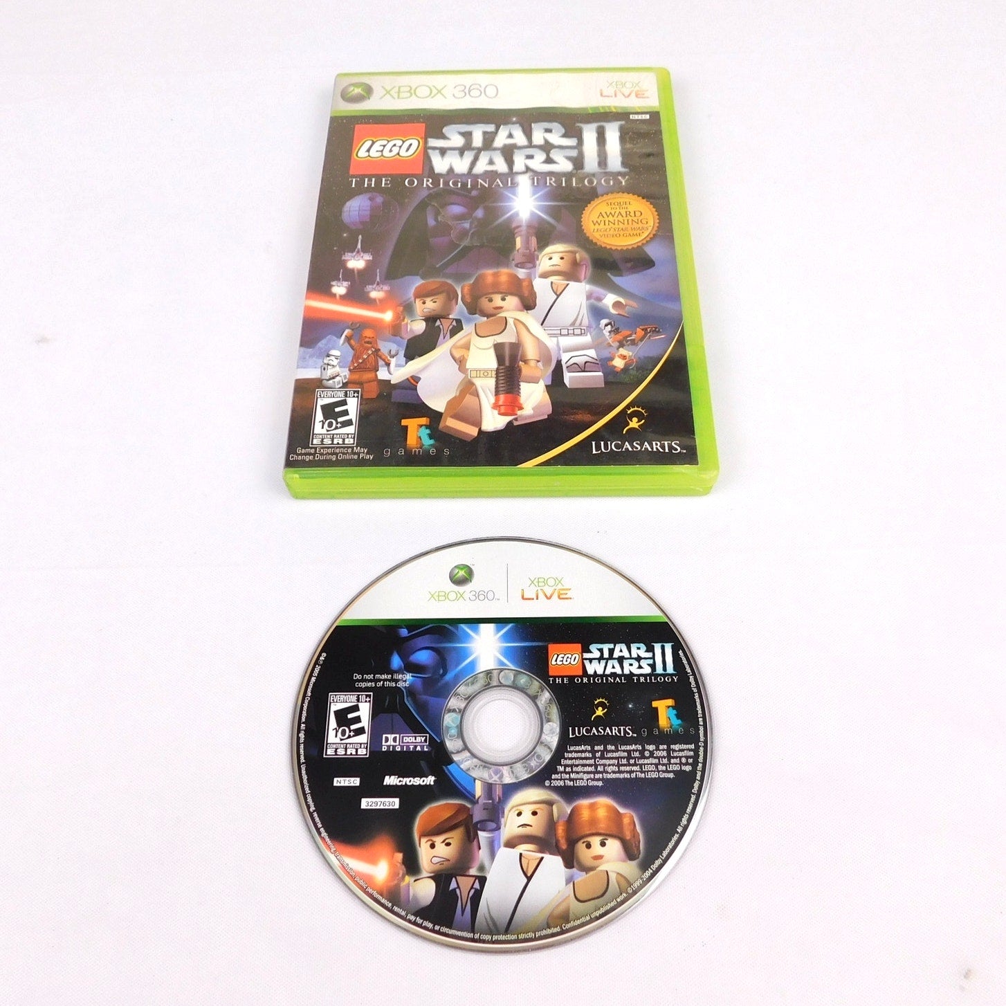 Lego Star Wars II The Original Trilogy Microsoft Xbox 360 Tested No Manual