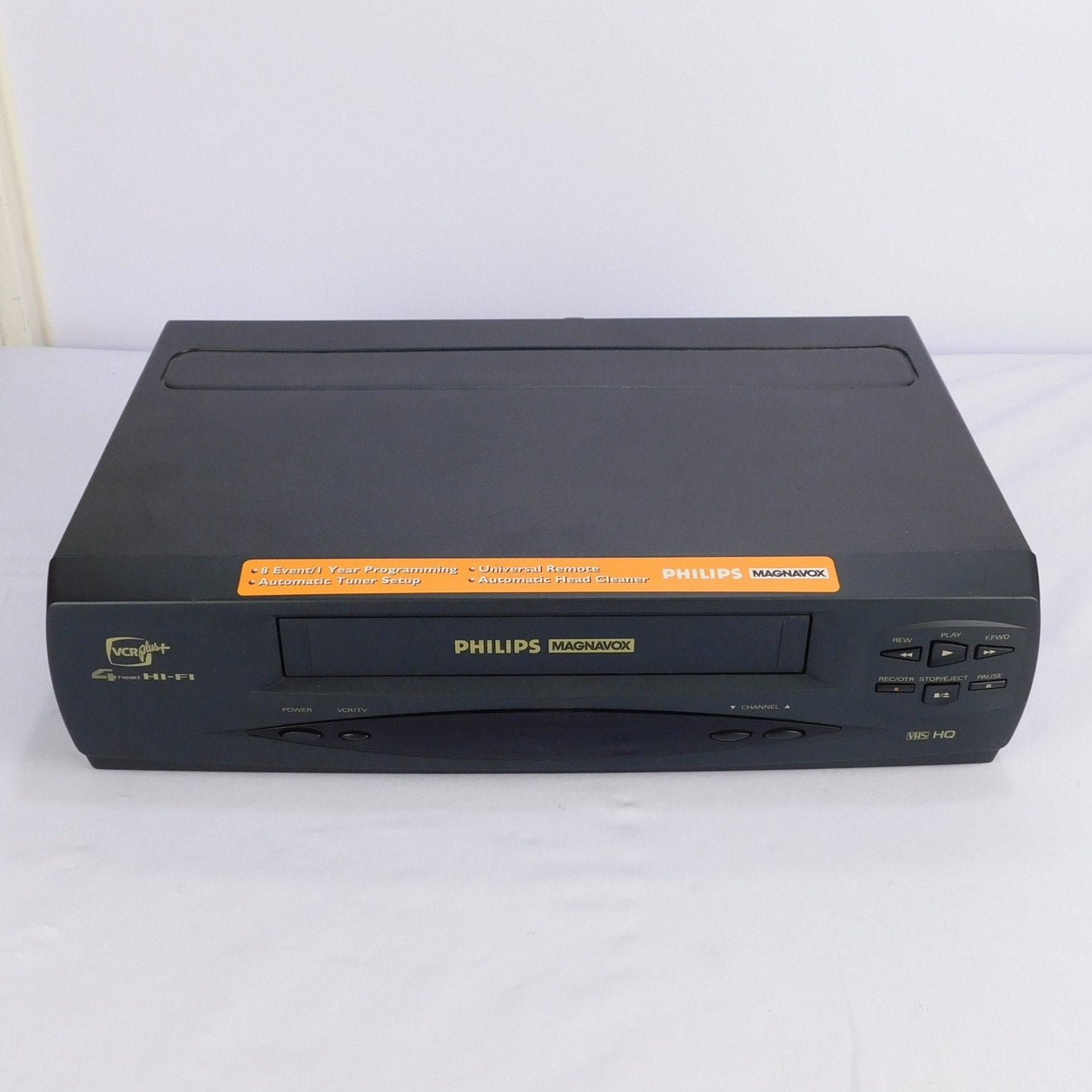 Philips Magnavox VCR VHS Player VRX360AT22 Tested Working No Remote