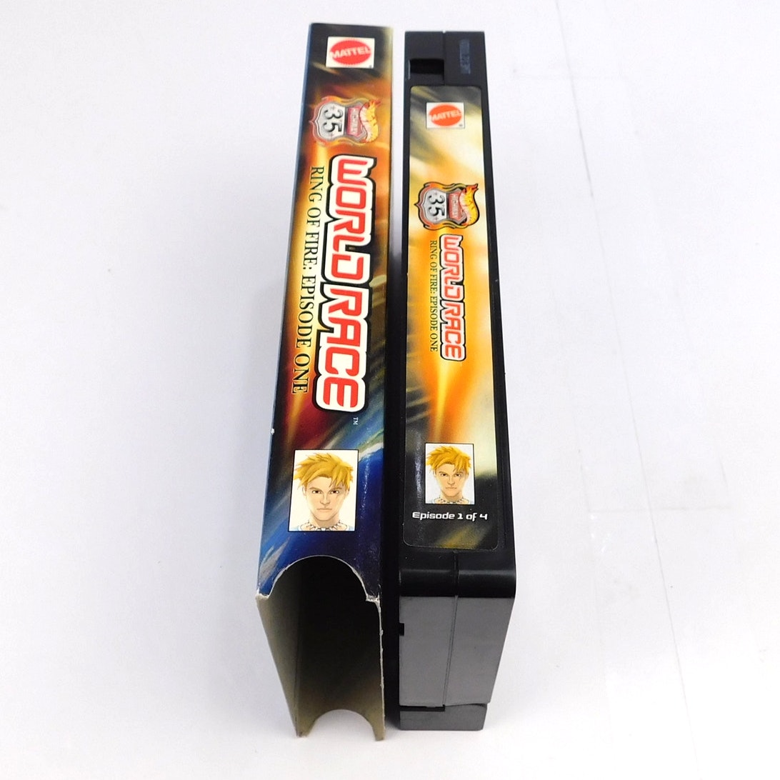Hot Wheels World Race Ring Of Fire VHS Tested 2002 Mattel Episode 1