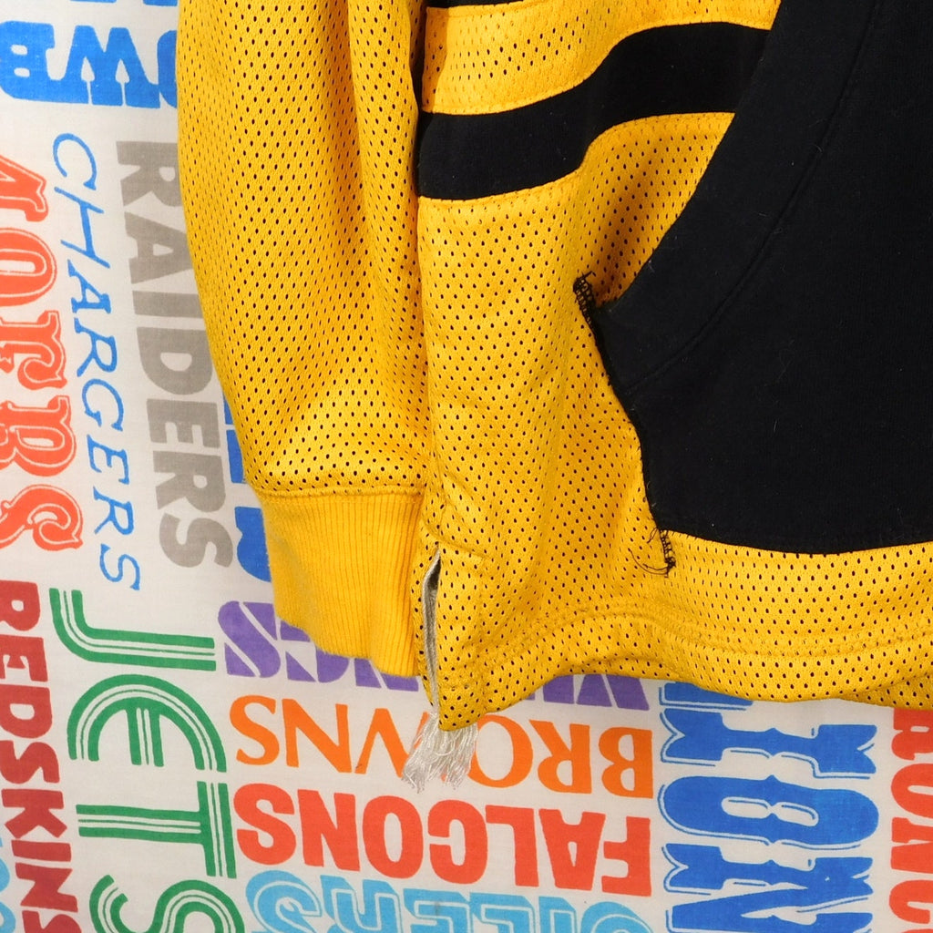 CCM Boston Bruins Lace Up Jersey Hoodie - Size M