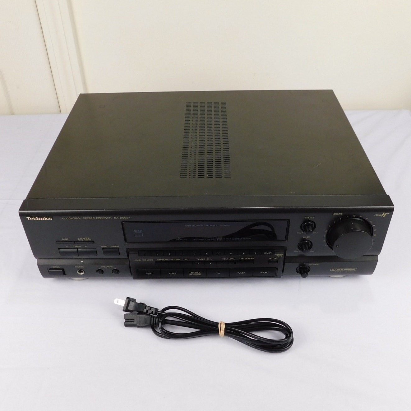 Technics SA-G9057 Stereo Receiver Tested Working No Remote 1998 255W 5 Channel