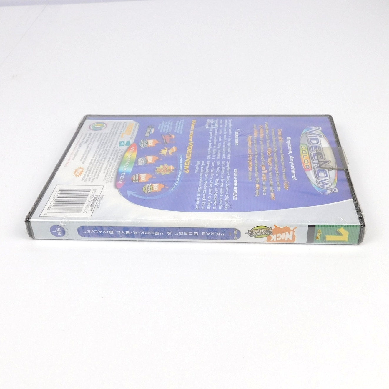 VideoNow Color SpongeBob SquarePants Krab Borg Rock A Bye Bivalve Sealed PVD
