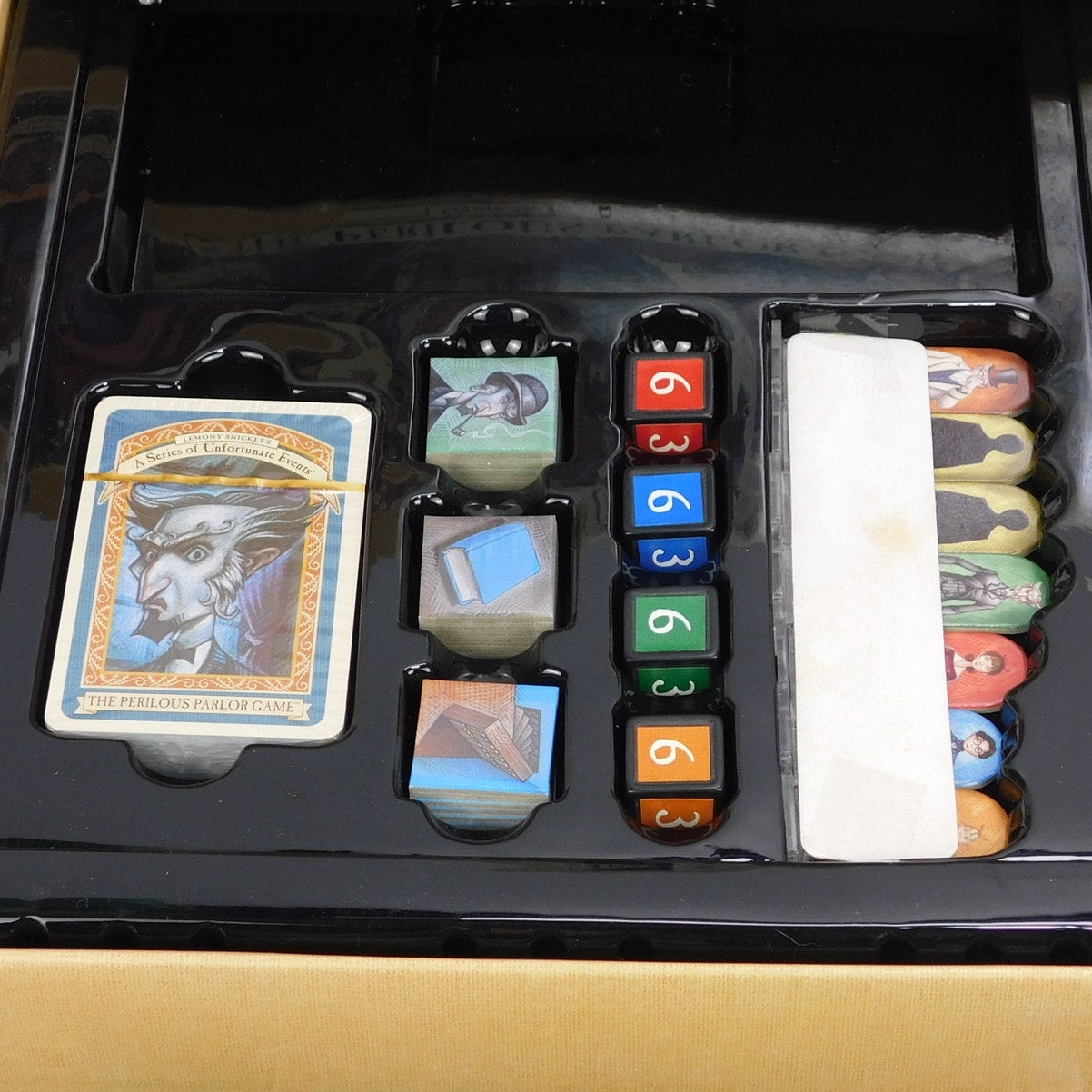 A Series Of Unfortunate Events Perilous Parlor Board Game Complete Mattel 2004