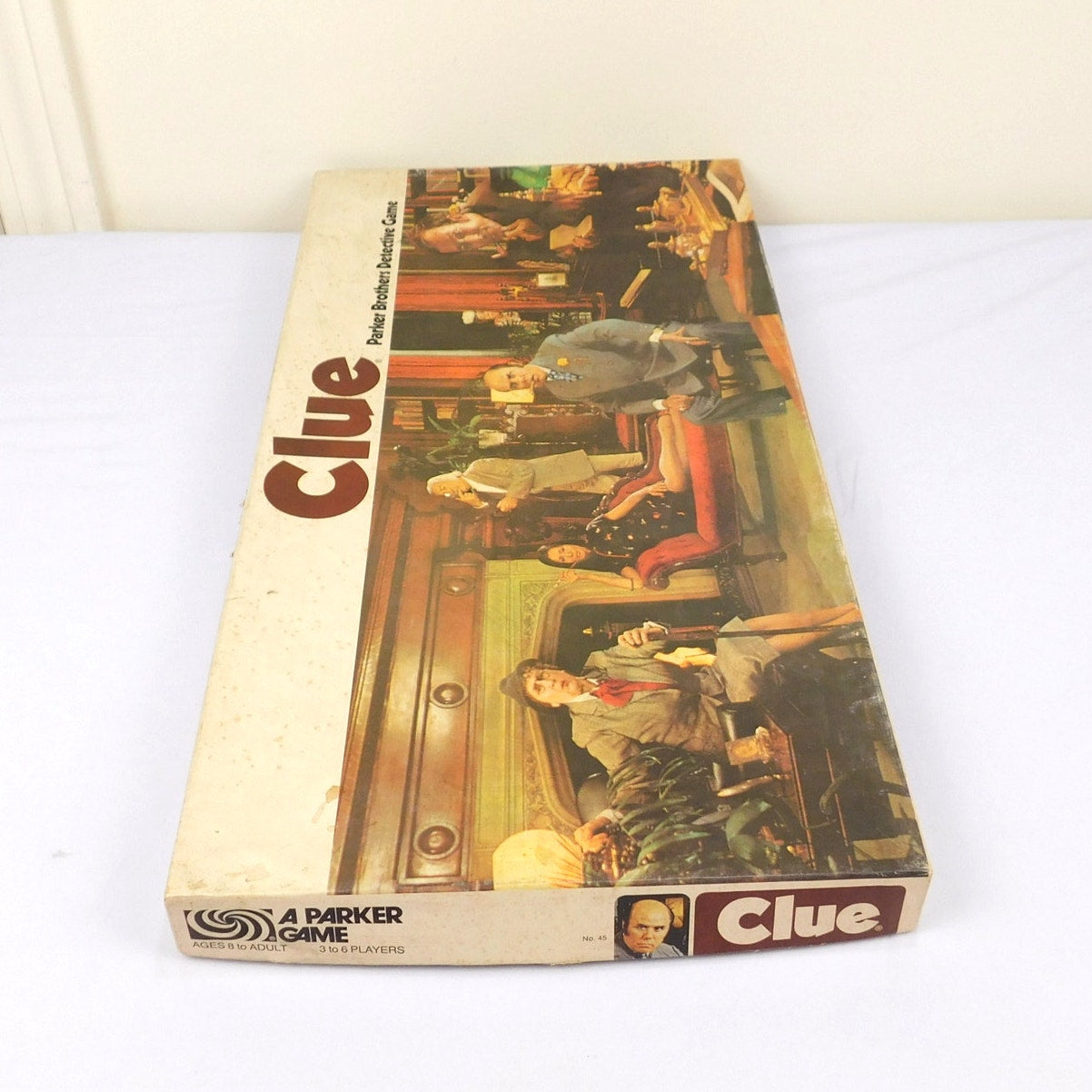 Vintage Clue Board Game 1972 Parker Brothers Complete In Box Detective Mystery