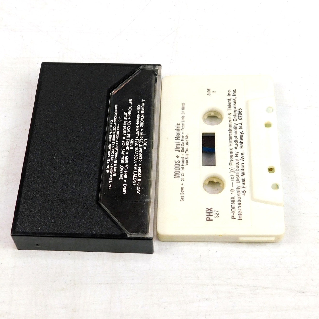 Jimi Hendrix Moods Cassette 1981 Tested Working PHX-327