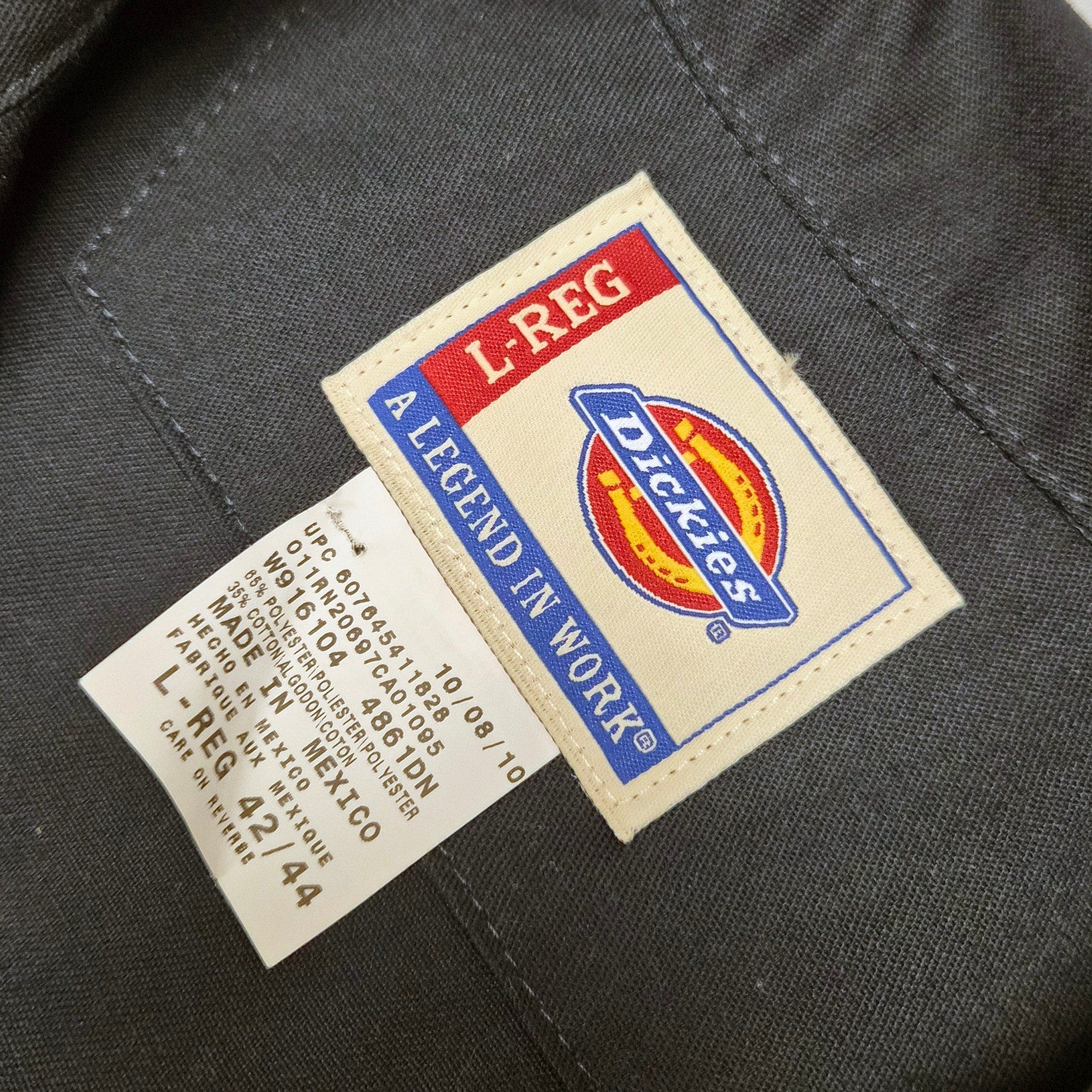 Dickies Basic Blended Coveralls Size L 42/44 Navy Blue Boiler Suit No Wear 2010