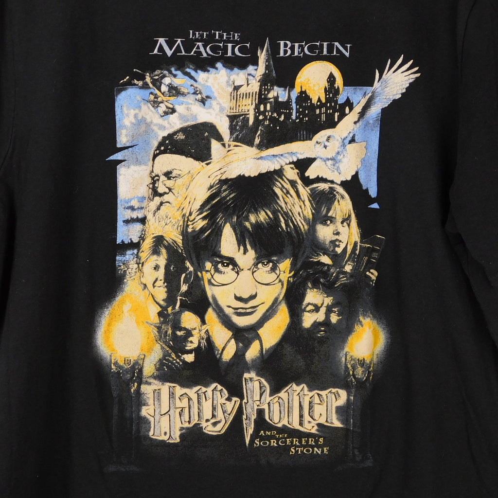 Harry Potter Sorcerer's Stone "Let The Magic Begin" T Shirt - Size XL