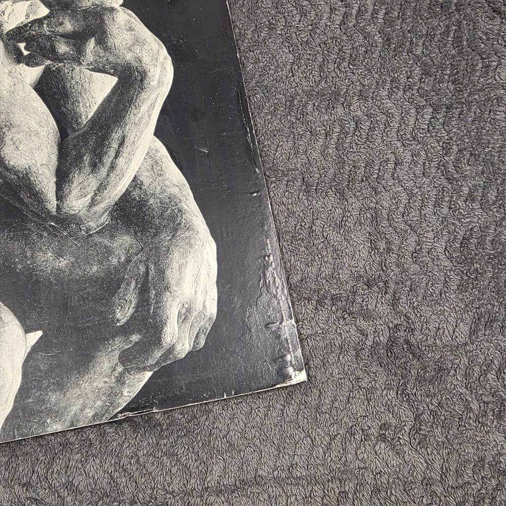 Vintage Musee Rodin Le Penseur The Thinker Paris Museum Rigid Foam Poster 16x24