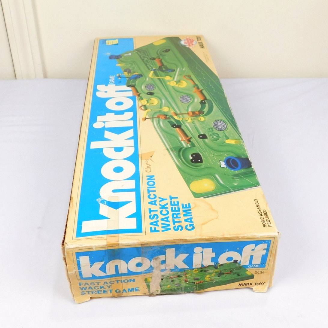 Vintage Knock It Off Marble Game 1978 Marx Toys Complete Except 1 Drain Pipe