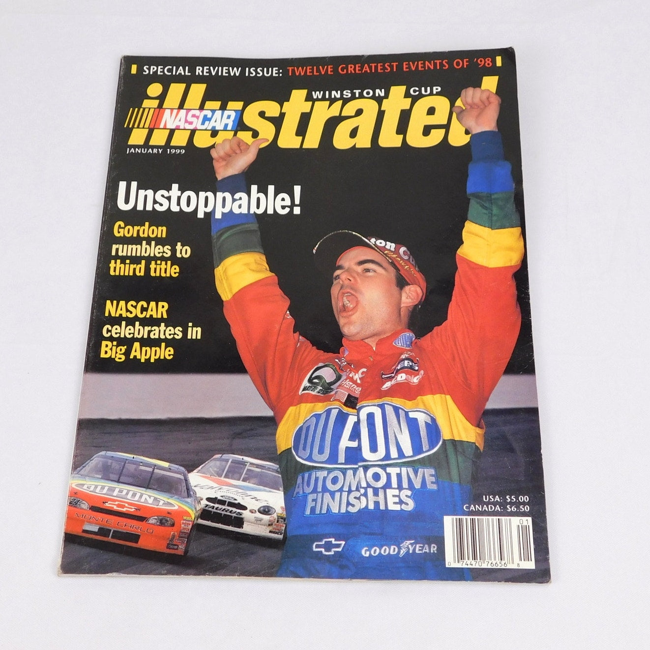 NASCAR Illustrated Magazine January 1999 Jeff Gordon Cover