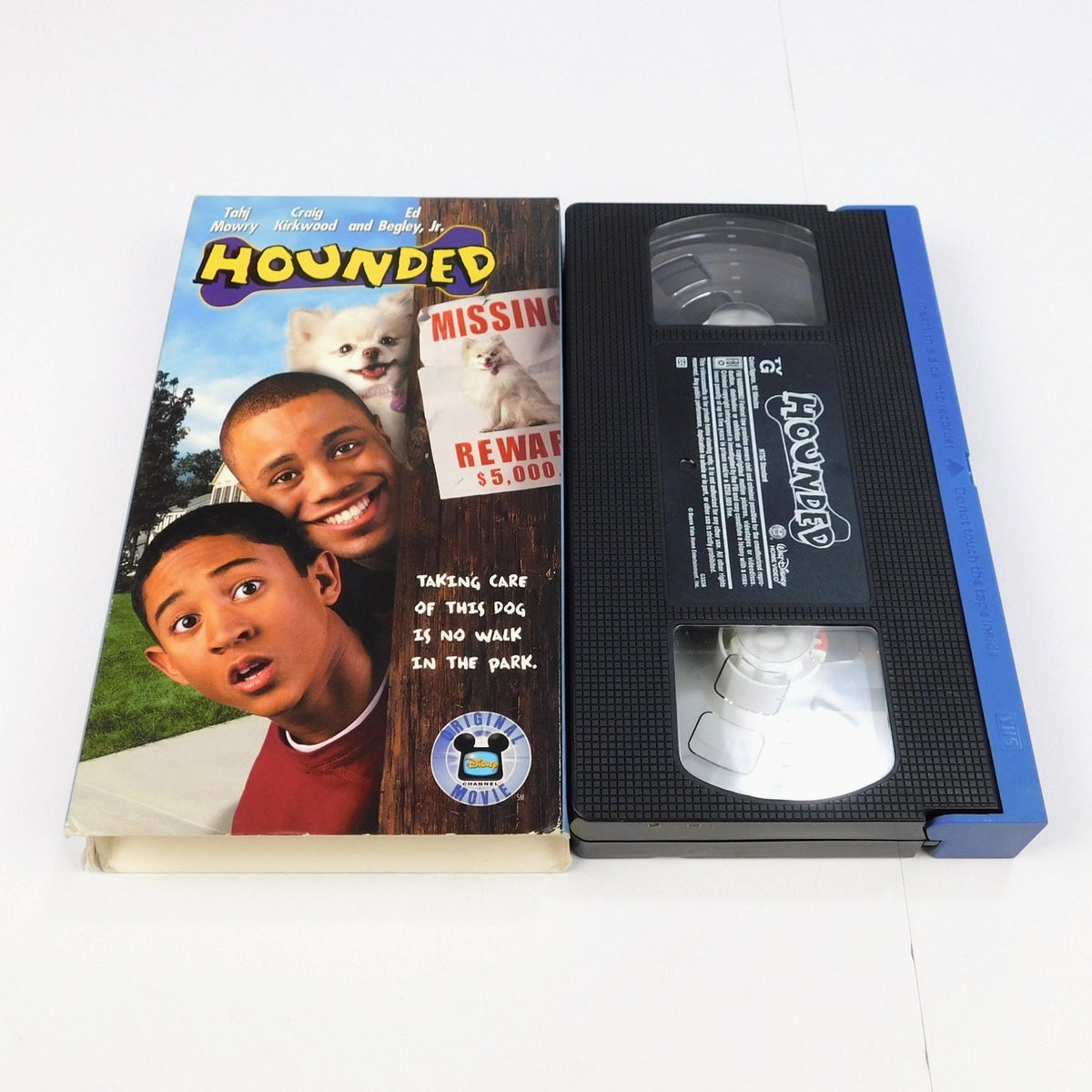 Hounded Disney Channel Original Movie VHS Tape 2002 Tahj Mowry DCOM Tested