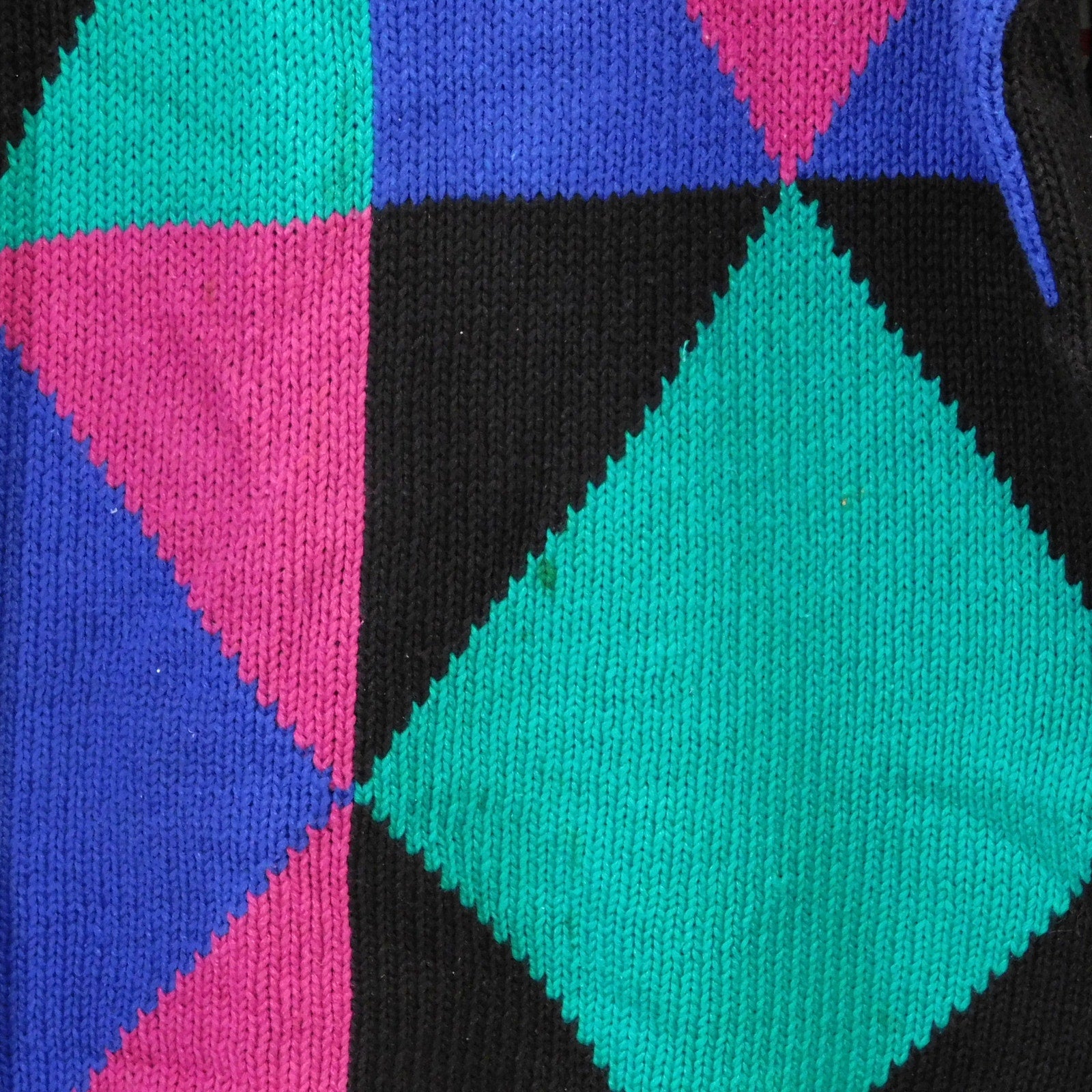 80s Karen Scott Mock Neck Sweater - Size M