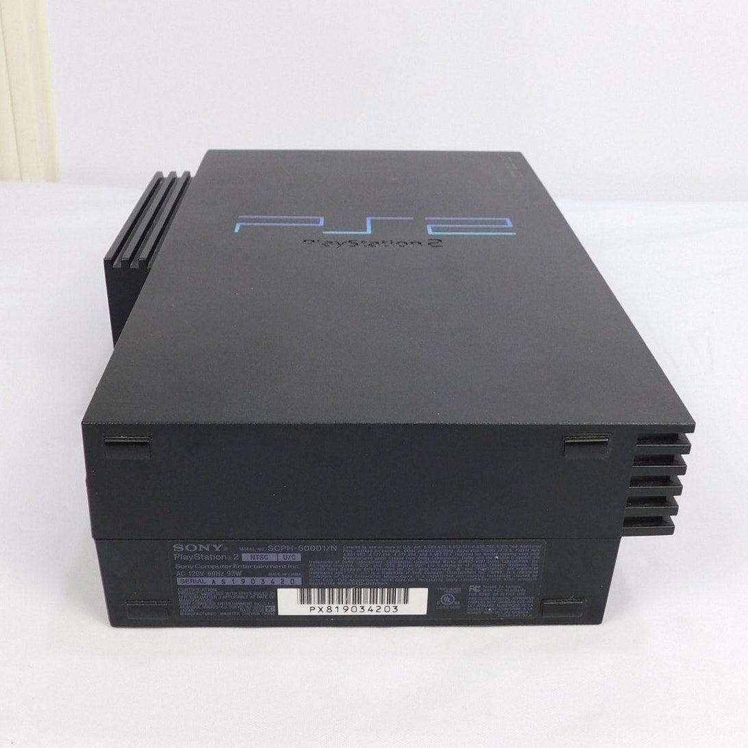 Sony PS2 SCPH-50001 Bundle Serviced HDD Network Adapter Controller Memory Card