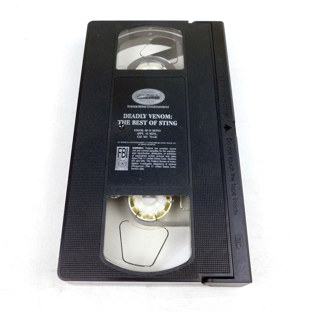 Deadly Venom The Best Of Sting VHS Turner Home Entertainment 1993 TAPE ONLY