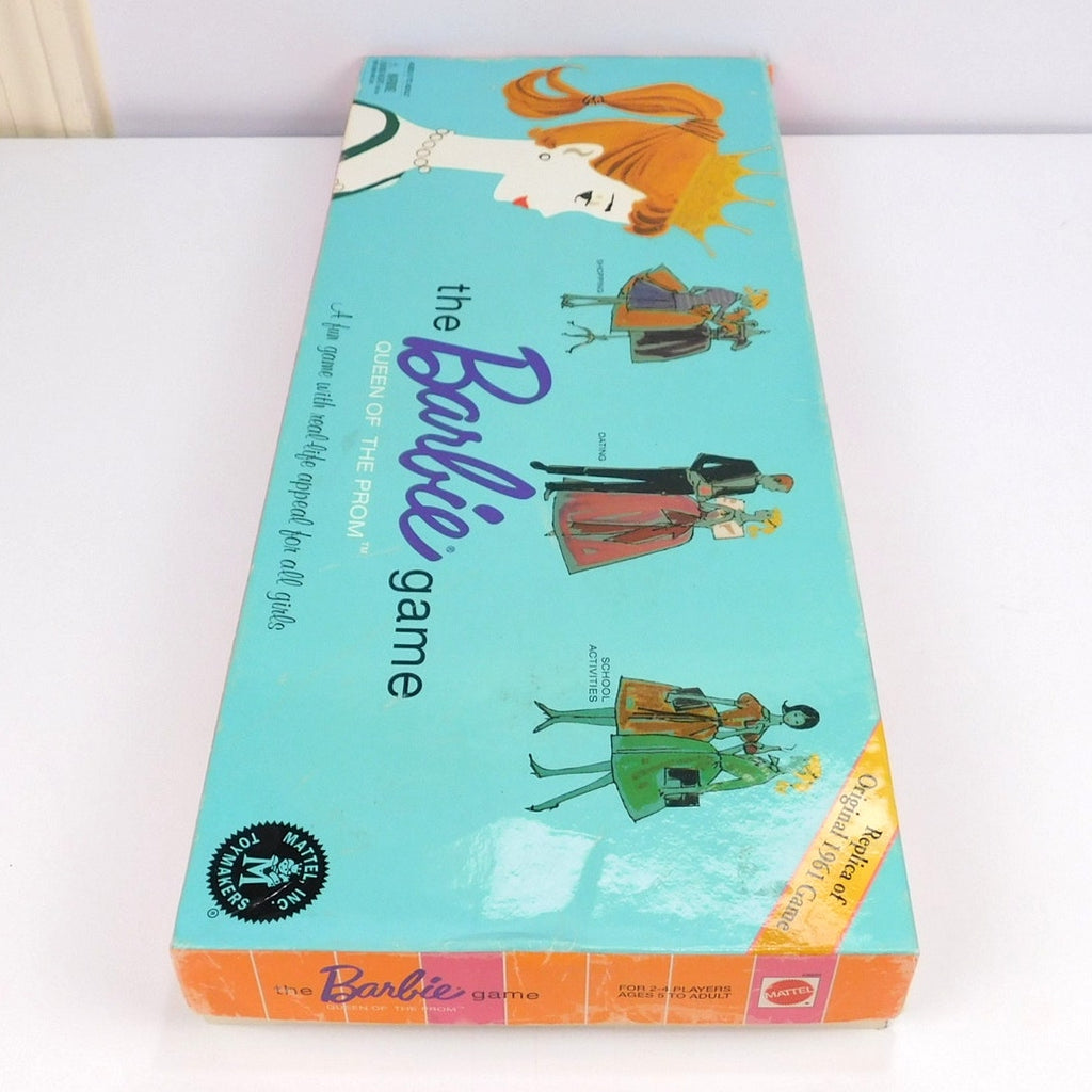 2006 Barbie Queen of the Prom Board Game Complete Mattel Reissue CIB