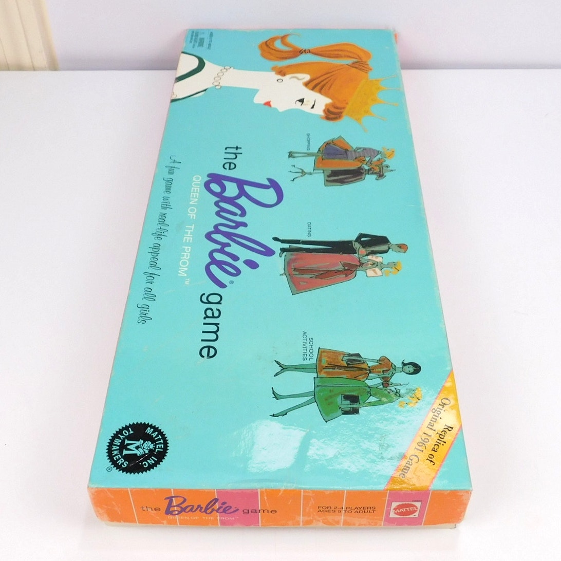 2006 Barbie Queen of the Prom Board Game Complete Mattel Reissue CIB