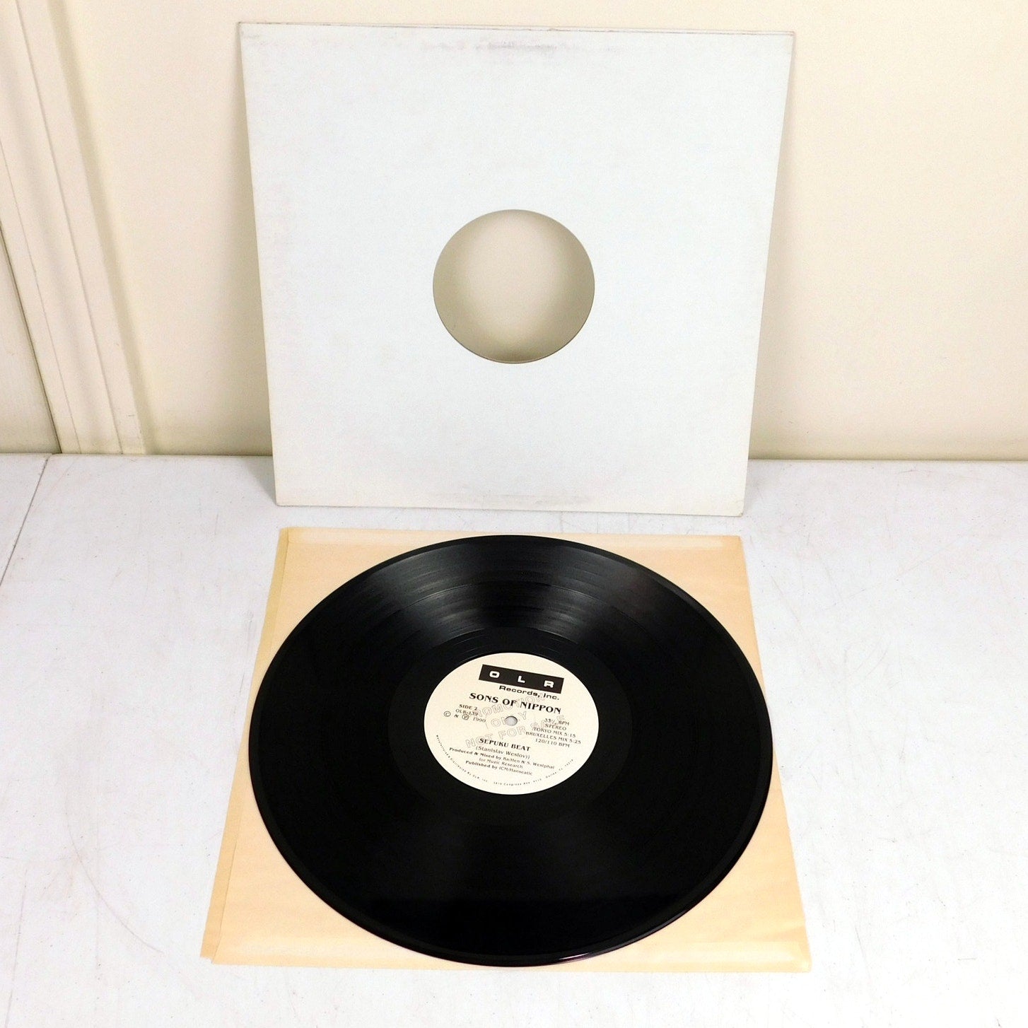 3 Times 6 / Sons Of Nippon - You Can Run / Sepuku Beat - Promo Vinyl LP 1990