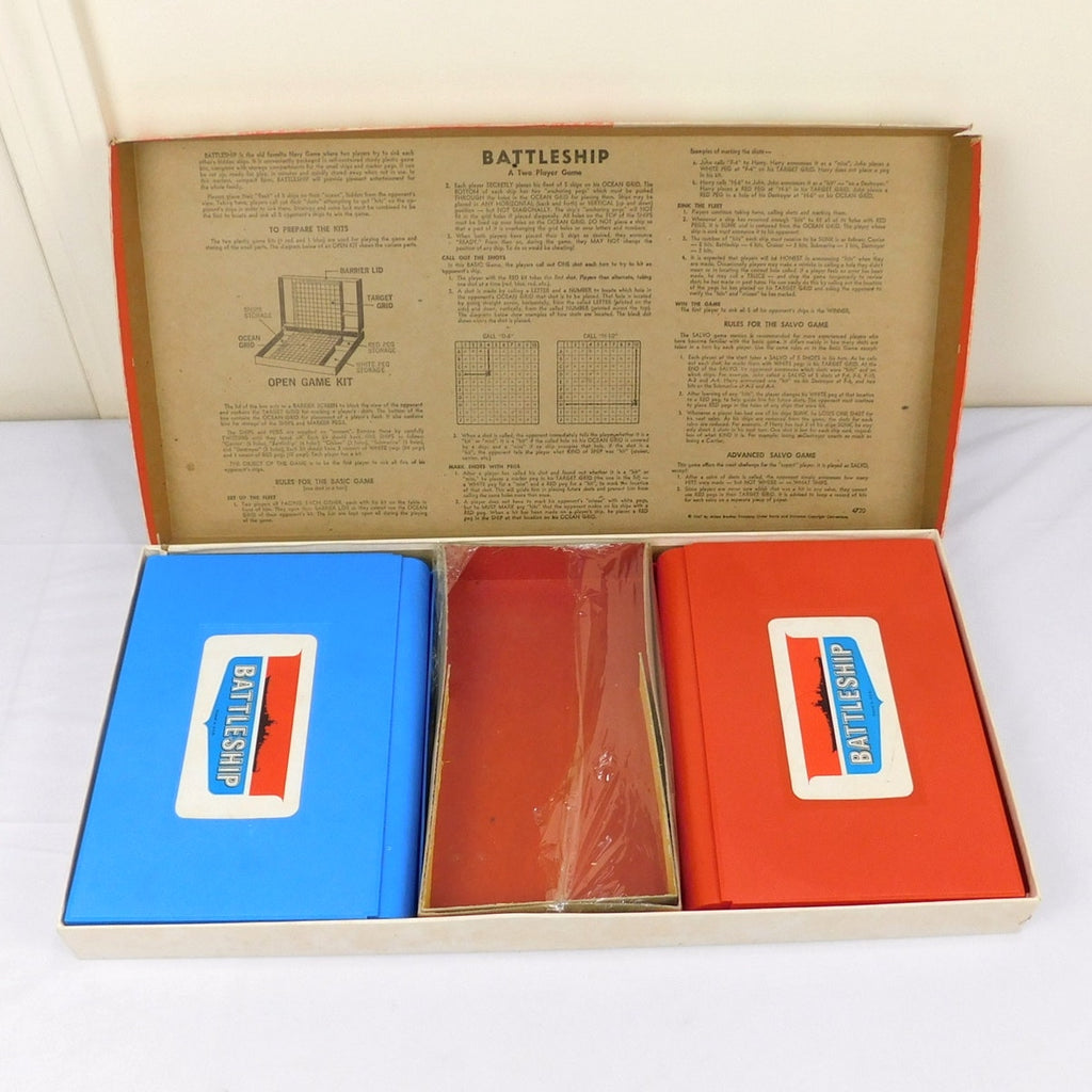 Vintage Battleship Game 1971 Milton Bradley 4730 Complete In Box