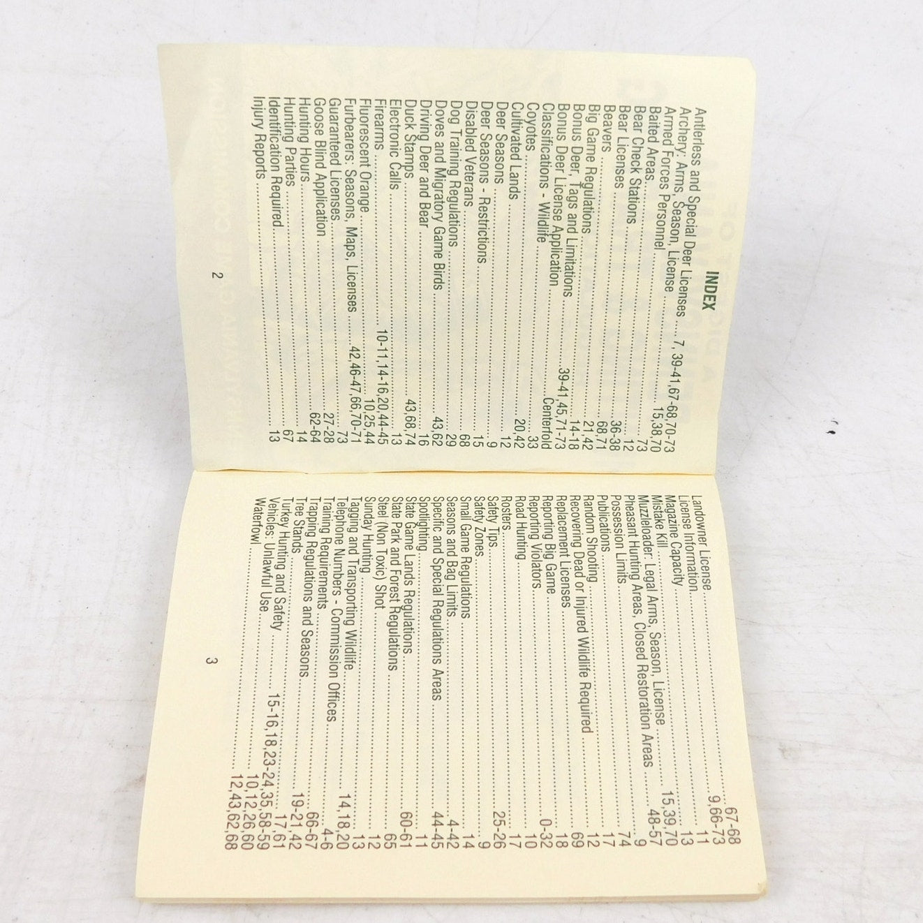 Pennsylvania Game Commission Hunting & Trapping Regulations Digest 1995-1996