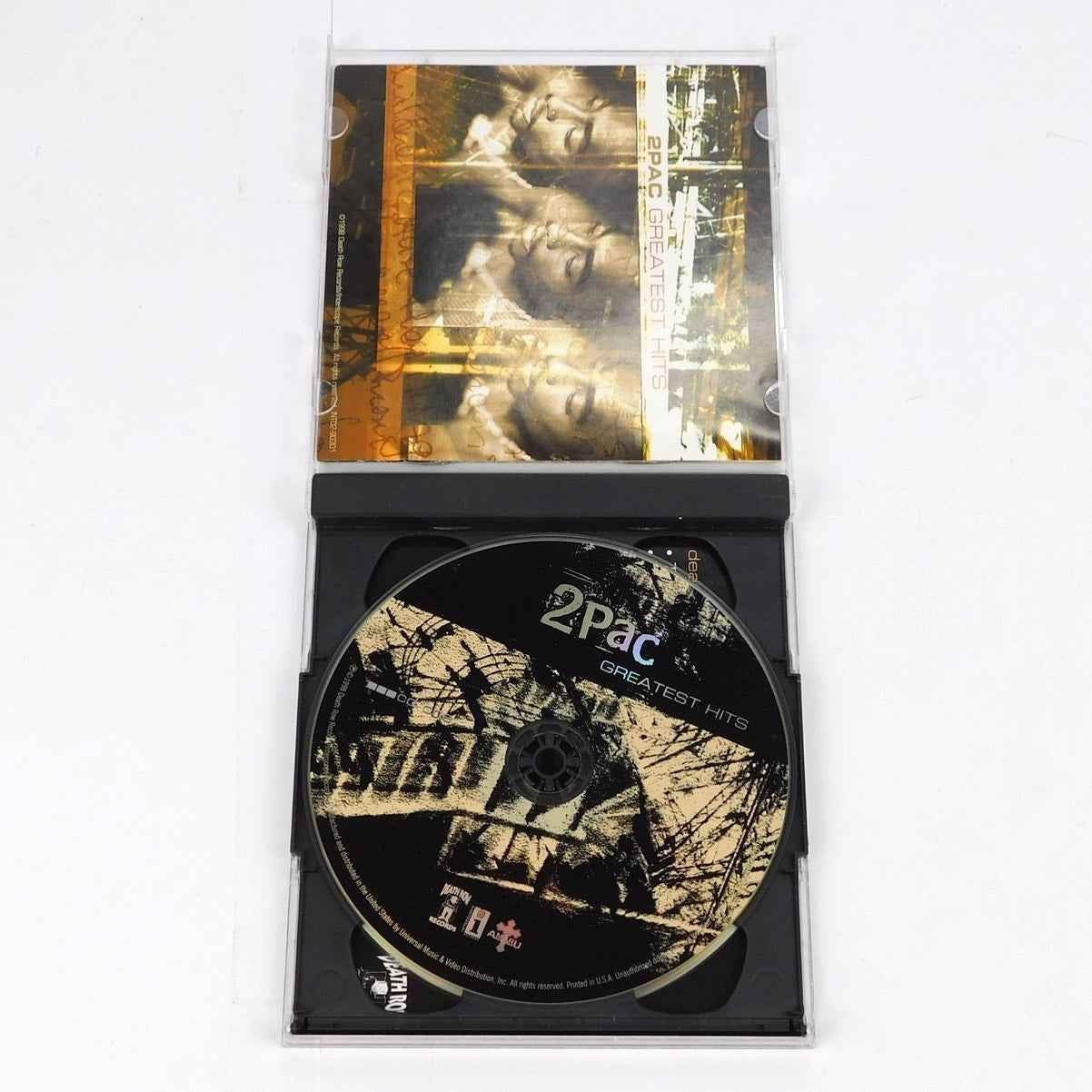 2Pac Greatest Hits 2 CD Set 1998 Death Row Interscope Tupac Shakur