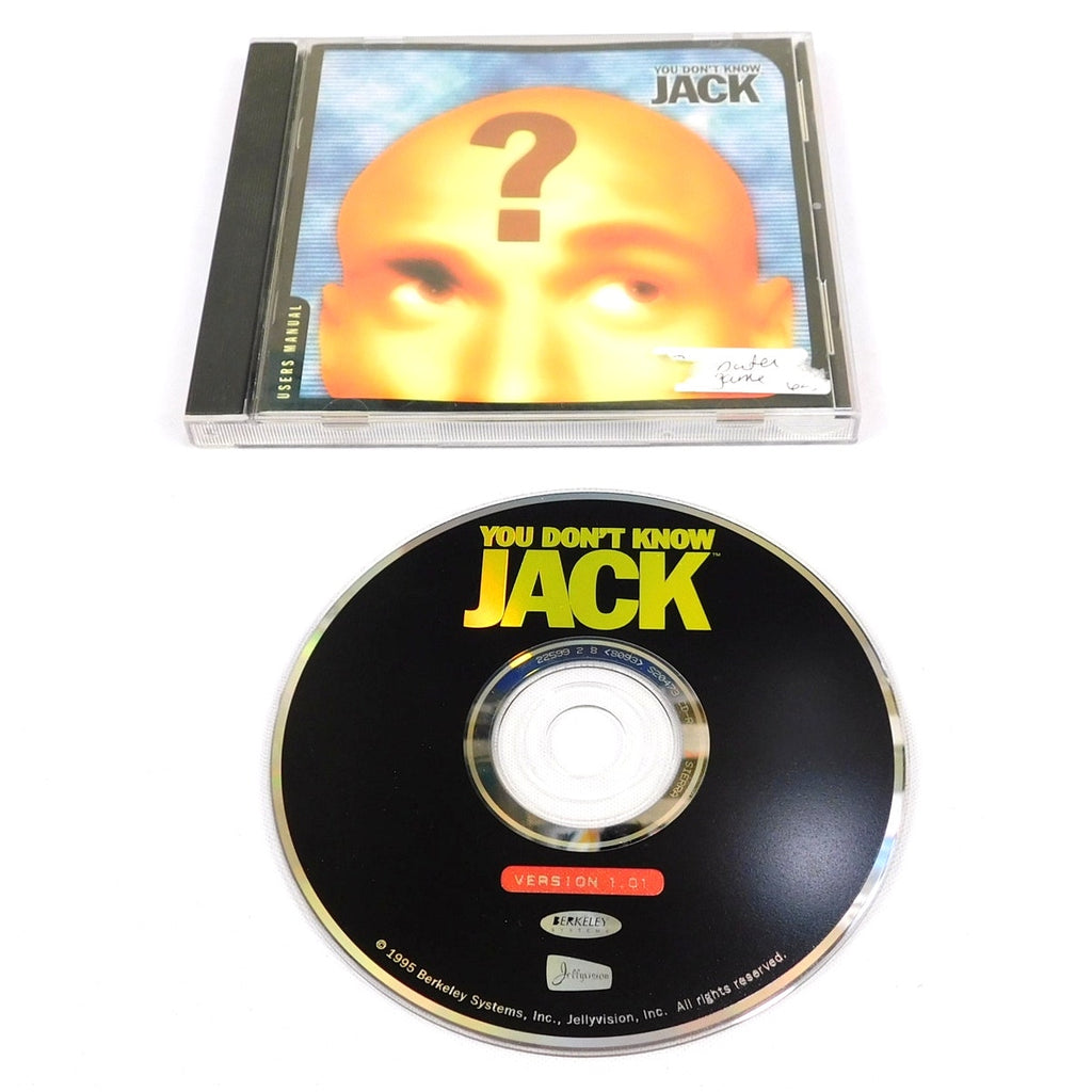 You Don't Know Jack PC CD ROM Game Version 1.01 Tested 1995 Complete Jewel Case