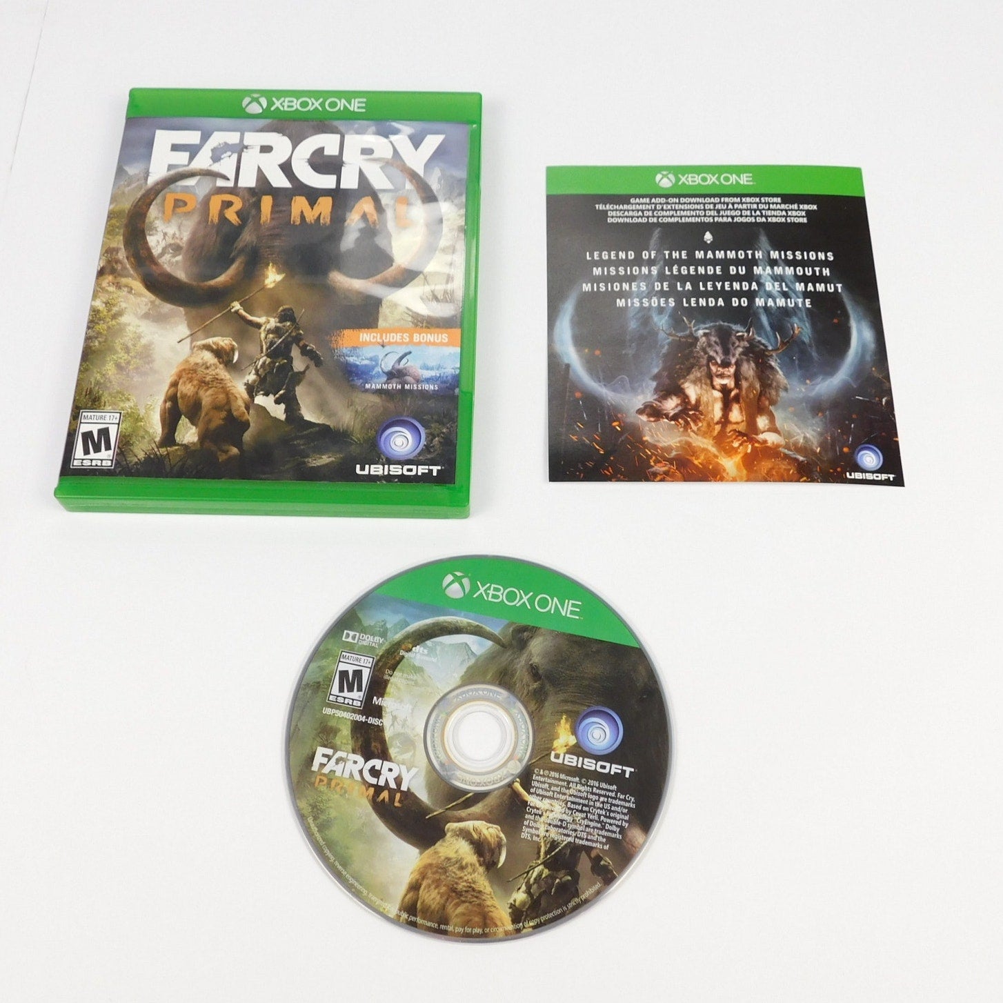 Far Cry Primal Microsoft Xbox One Complete CIB Tested Working 2016 Ubisoft