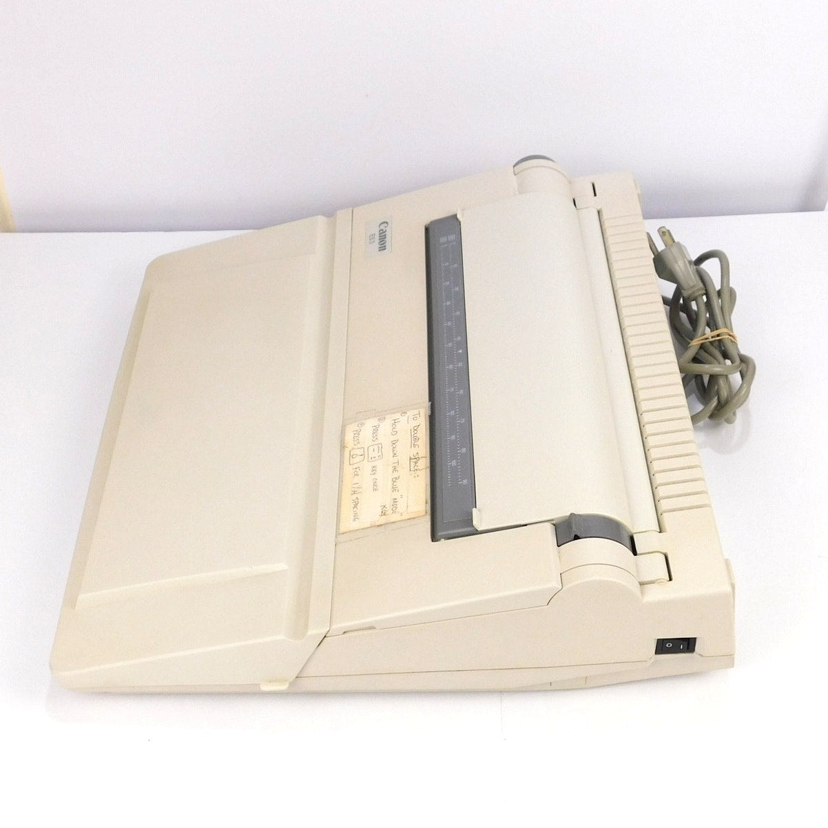 Canon ES3 Electronic Typewriter Word Processor Fully Tested w/ Ink Ribbon V008