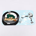 Vintage Mississippi Riverkings Hockey Plastic License Plate CHL 90s 12x6