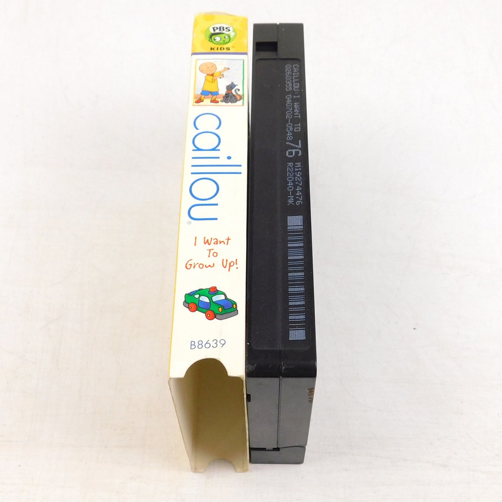 Caillou I Want To Grow Up VHS Tested PBS Kids 2002 Warner Bros CINAR