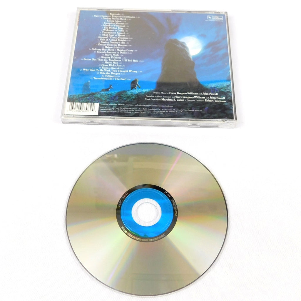 Shrek Original Motion Picture Score CD 2001 Tested Gregson Williams & Powell