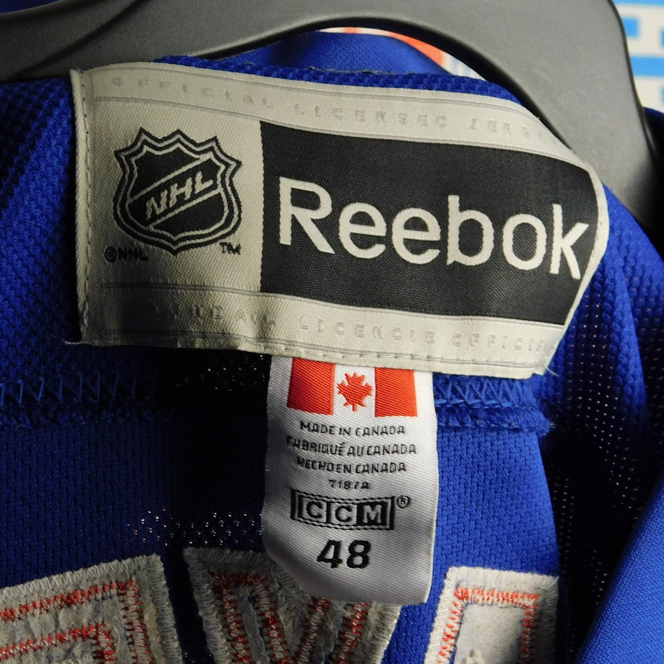 Reebok New York Rangers Kevin Hayes Hockey Jersey - Size 48