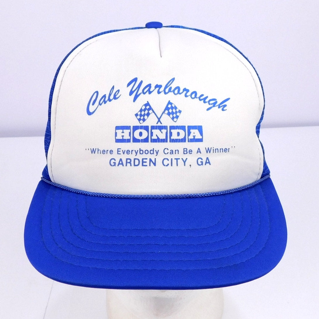 90s Cale Yarborough Honda Trucker Hat - Adjustable