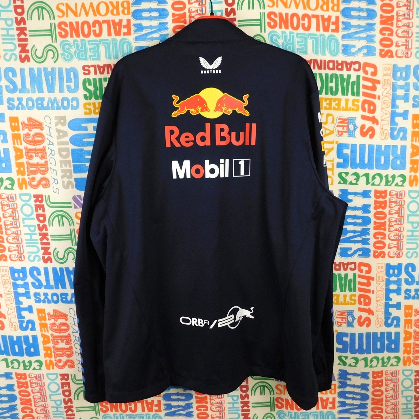 Castore Oracle Red Bull Racing Full Zip Jacket Size XL Formula 1 Vegas GP 2024