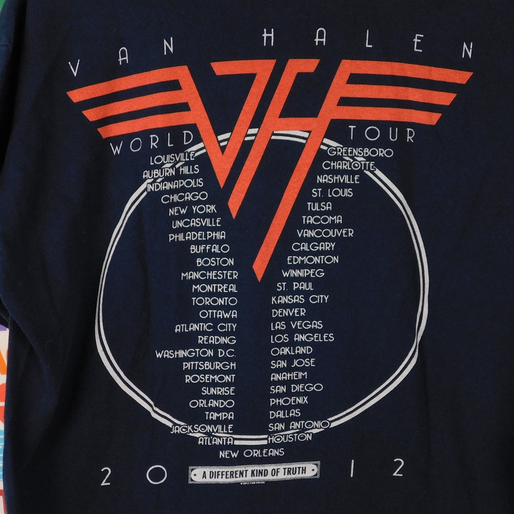 Van Halen 2012 World Tour T Shirt - Size L