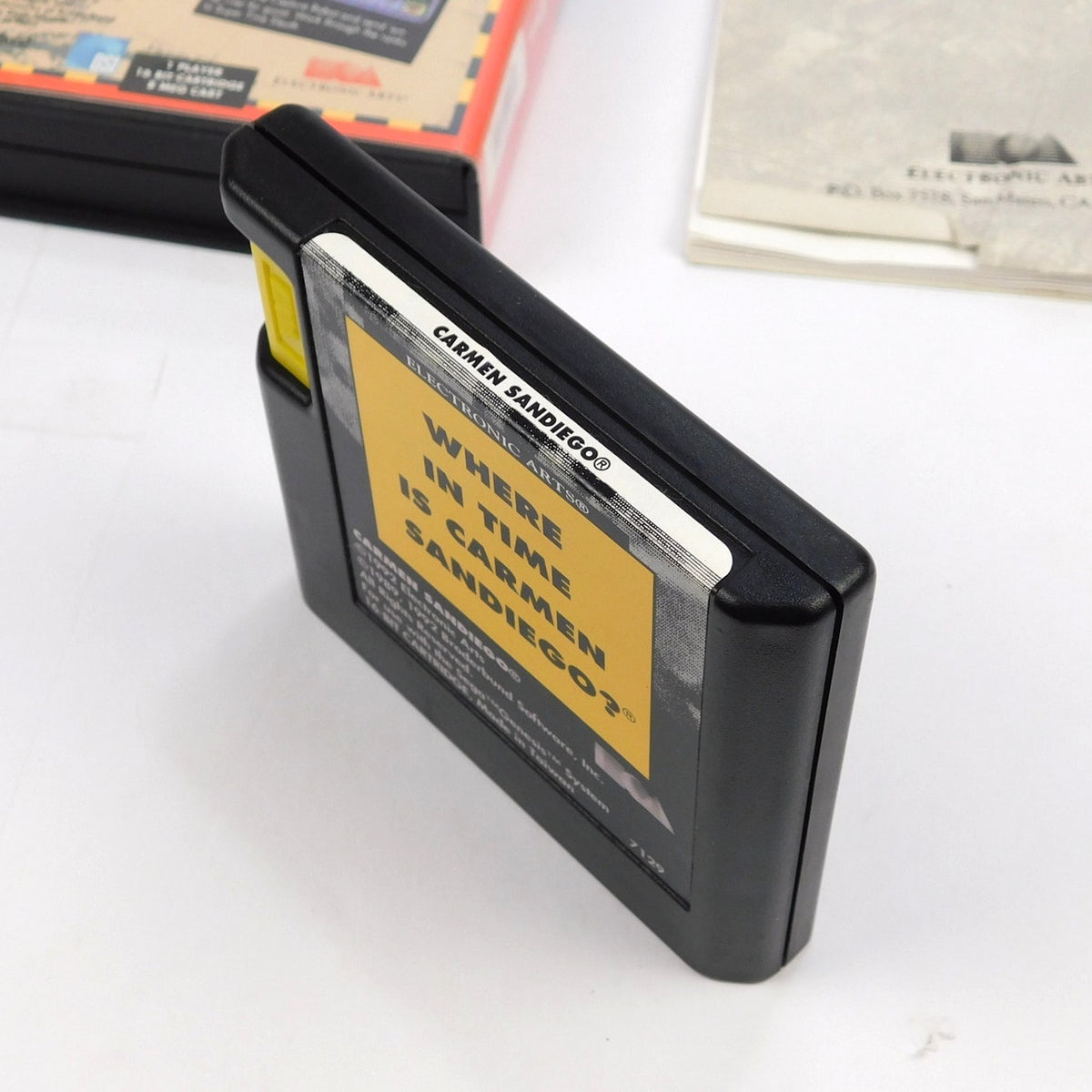 Where In Time Is Carmen Sandiego SEGA Genesis Complete CIB Tested 1992