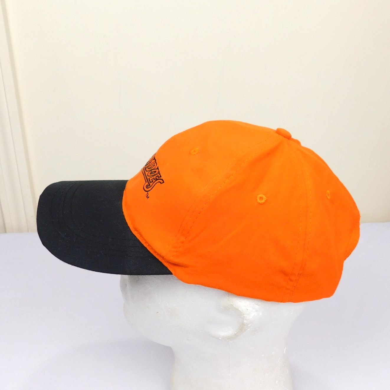 Vintage Worcester Tornadoes Hat Defunct Minor League Baseball Orange Black