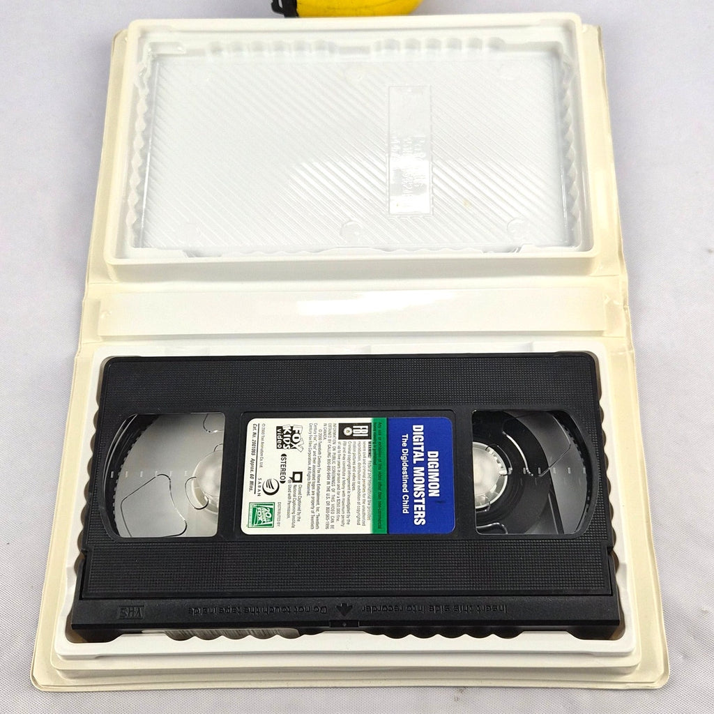 Digimon Vol 4 The Digidestined Child VHS Tested 2000 Fox Kids Toei Clamshell