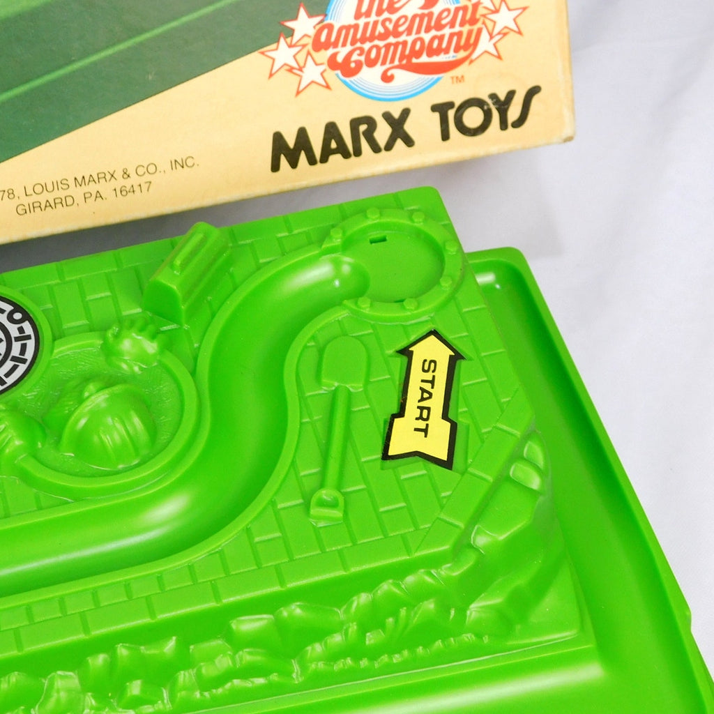 Vintage Knock It Off Marble Game 1978 Marx Toys Complete Except 1 Drain Pipe