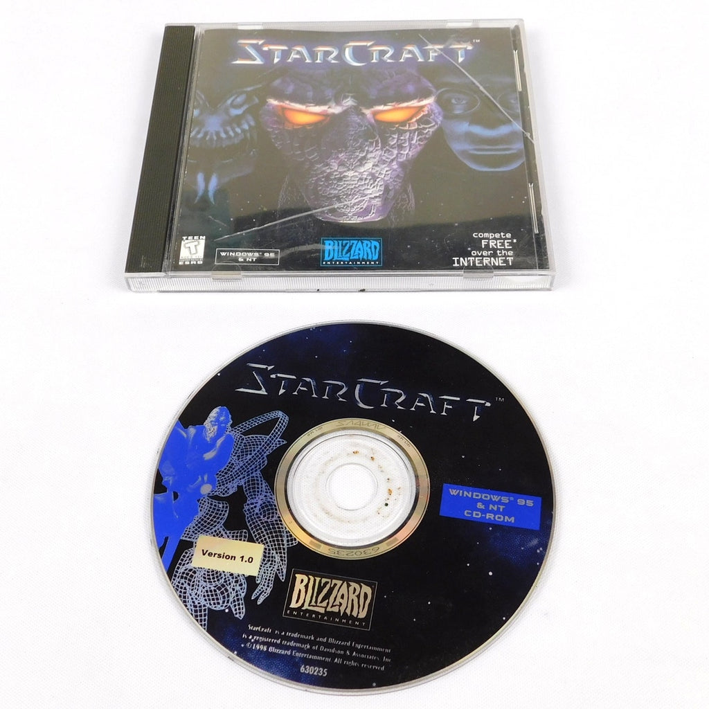 Starcraft PC CD ROM Game Tested Working 1995 Complete In Jewel Case Version 1.0