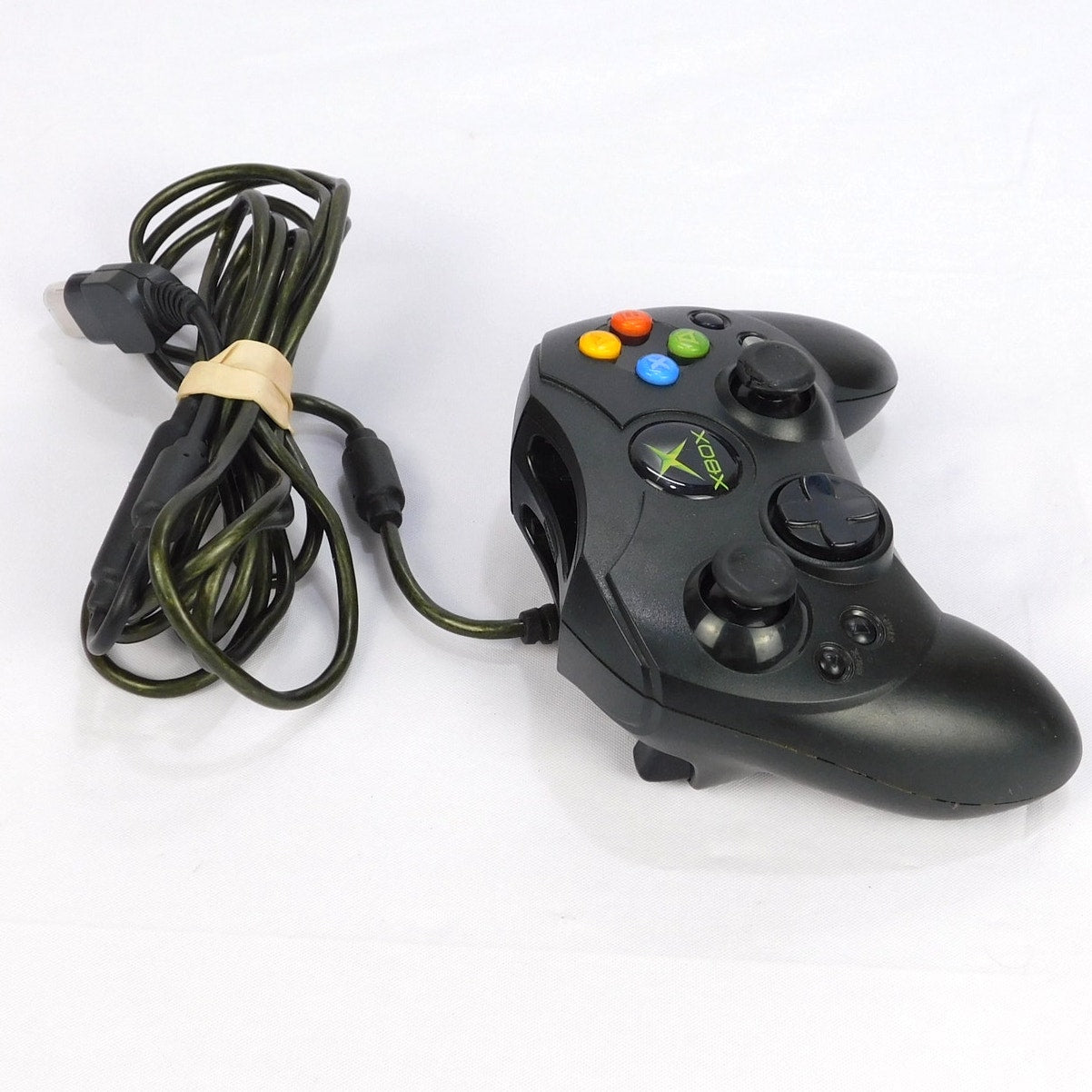 Microsoft Original Xbox Controller S Fully Tested w/ Breakaway Cable X08-69873