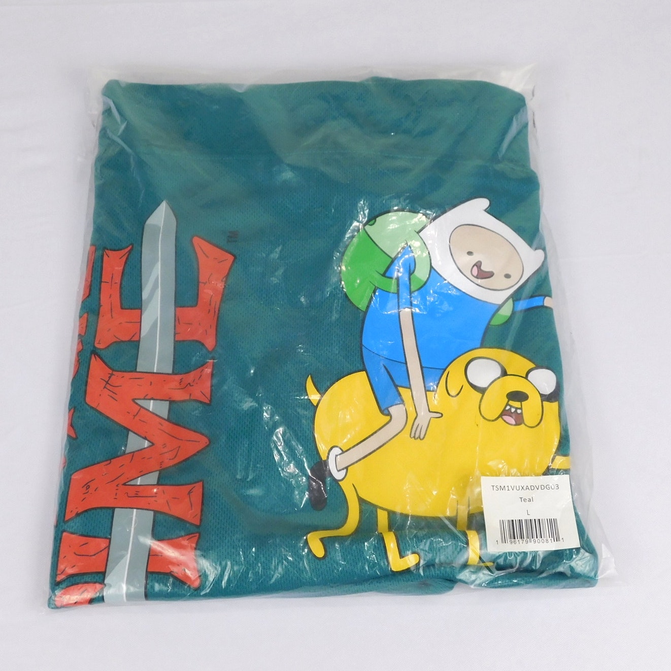 DUMBGOOD Adventure Time Finn & Jake Mesh Jersey Size L New Green
