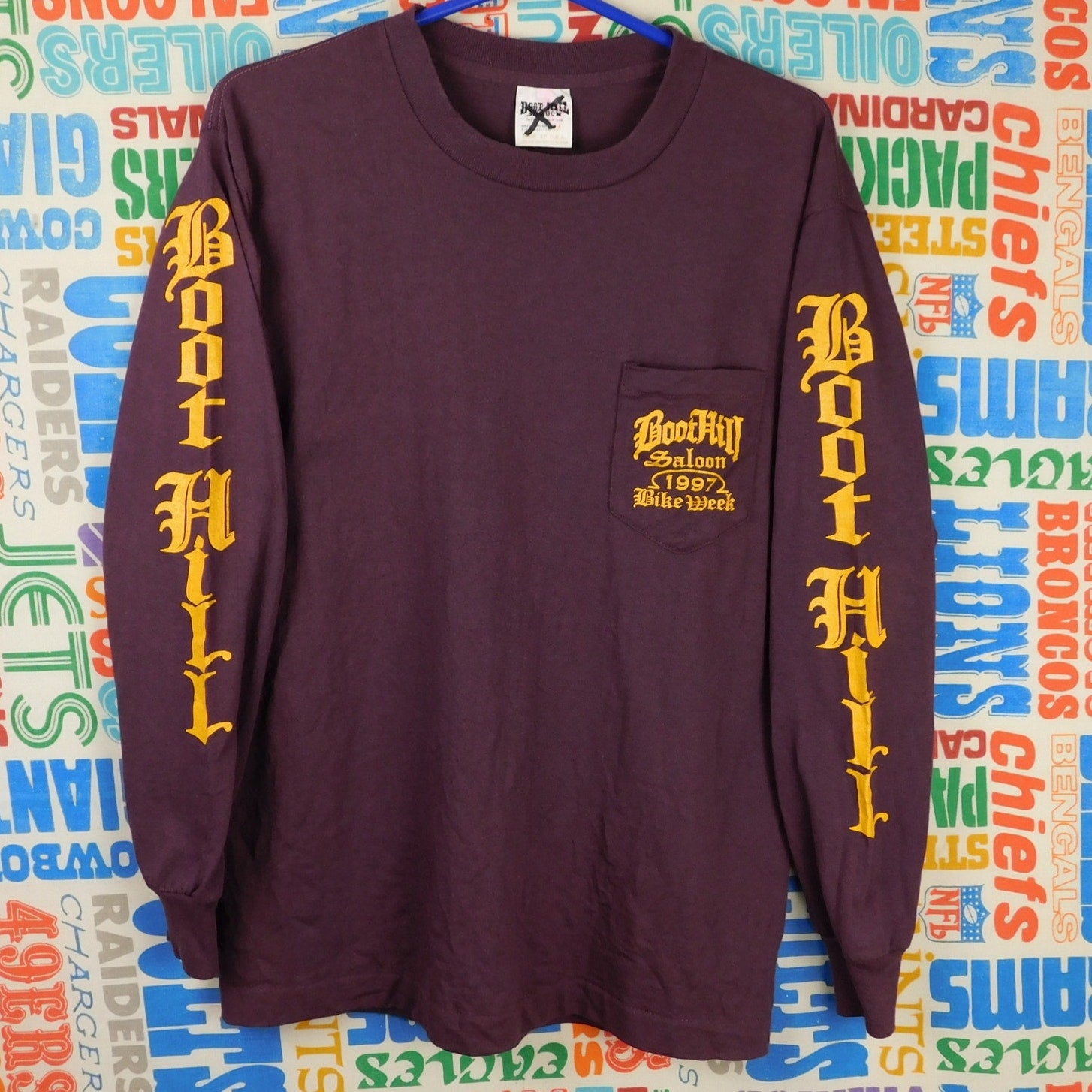 Boot Hill Saloon Daytona Bike Week 1997 Long Sleeve Tee - Size M
